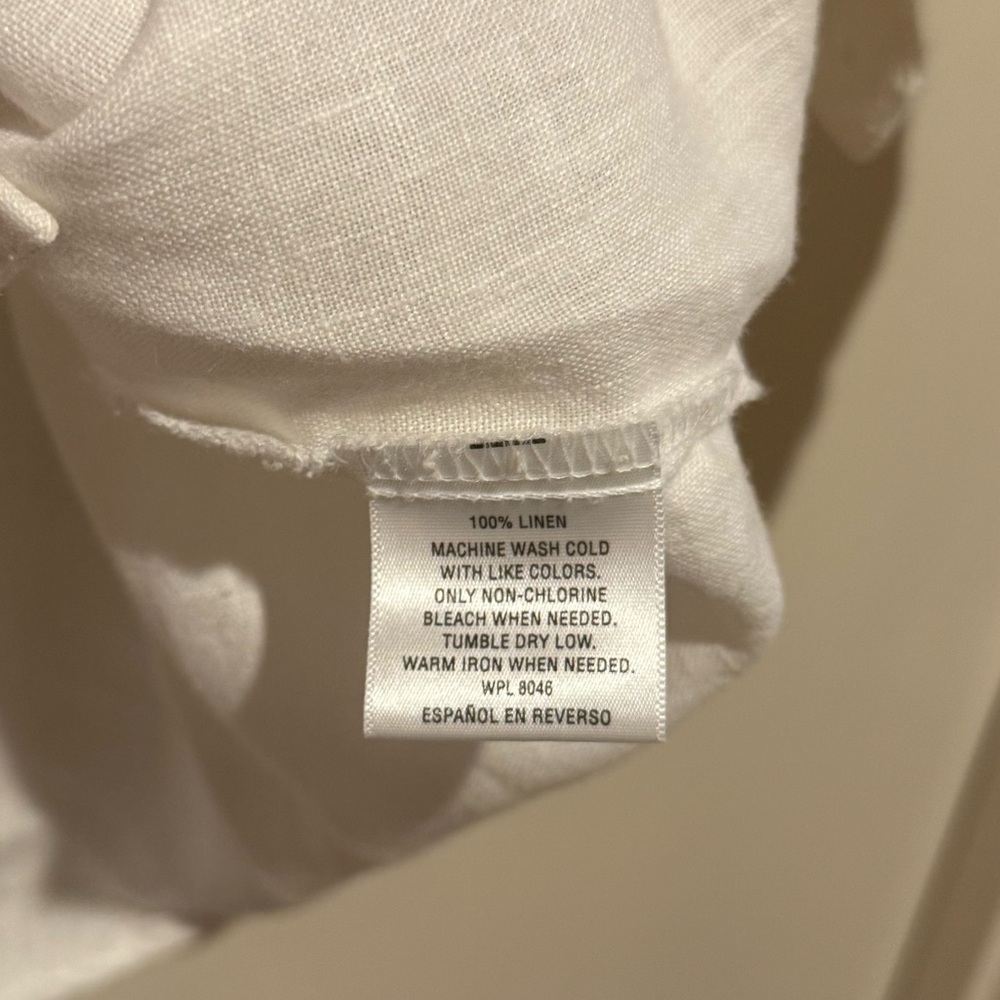 Vtg JM Collection Linen Top - Picture 9 of 16